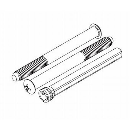 Kwikset Deadbolt Thick Door Pack, Bright Polished Brass 81691-3